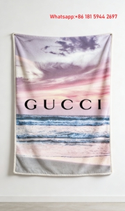 Gucci Custom Print Flannel Throw Blanket for Wall Hanging IMG_4759